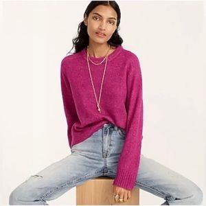 J. Crew Relaxed Saddle Sleeve Crew Neck Sweater